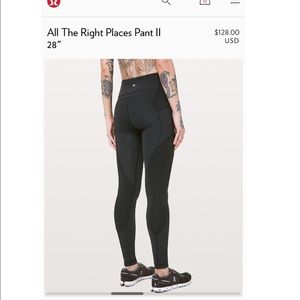 NWT lululemon all the right places pant 2